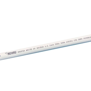 REHAU® RAUPEX® 132571-023 1-1/4" White UV Shield Pipe, 20' long (6.1 m)