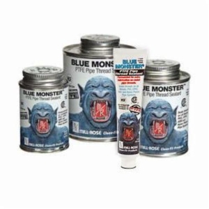 Cleanfit Blue Monster® 76011 Heavy Duty Industrial Grade Pipe Thread Sealant, 0.5 pt Can, Blue