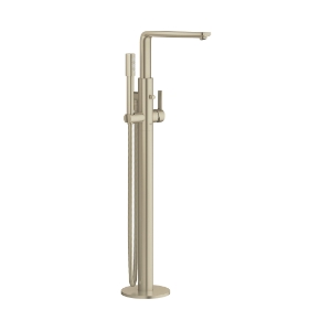 GROHE 23792EN1 Free Standing Ohm Bathtub Faucet, Lineare™, 1.75 gpm, StarLight® Brushed Nickel, 1 Handle