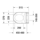 DURAVIT 610000001040100 SensoWash® Starck Shower Toilet Seat, White