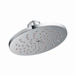 Moen® S6360 Raincan Shower Head, 2.5 gpm, 1 Spray, Wall Mount, 8 x 3-1/4 in Head, Chrome