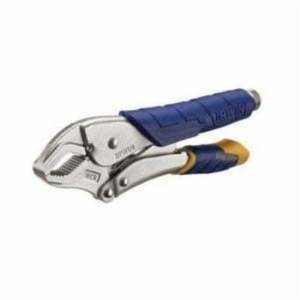 Irwin® Vise-Grip® Fast Release™ 13T 7CR® 1-Handed Lever Locking Plier, 1-1/2 in Nominal, Screw Locking, 1-3/16 in L x 3/8 in W x 5/16 in THK Alloy Steel Curved Jaw, Serrated Jaw Surface, 7 in OAL