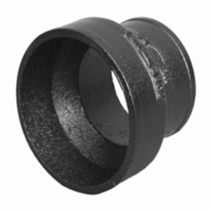 Charlotte NH 00040A 2400 Short Pipe Reducer, 6 x 3 in, Spigot, Cast Iron, Black