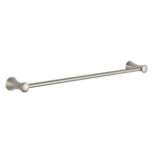 DELTA® 73824-SS Lahara® Towel Bar, 24 in L Bar, 3-3/4 in OAD x 2 in OAH, Brass, Stainless