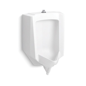 Kohler® 25048-ET-0 Stanwell™ Blowout Urinal, 0.5 to 1 gpf Flush Rate, Top Spud, Wall Mount, White