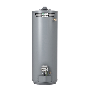 AO Smith® ProLine® Master 100274239 HWR-40 Gas Water Heater, 40000 Btu/hr Heating, 40 gallon Tank, Natural Gas Fuel, Atmospheric Vent, 42 gph at 90 deg F Rise Recovery, Tall