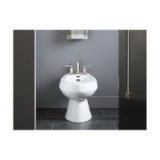 Kohler® 4854-7 Bidet Toilet, San Tropez®, Elongated Bowl, 15-1/2 in H Rim, 14.63 in Rough-In, Black