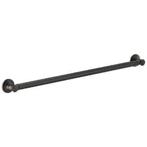 Brizo® 693610-RB Round Traditional Decorative Grab Bar, 36 in L x 1-1/4 in Dia, Venetian Bronze, Metal