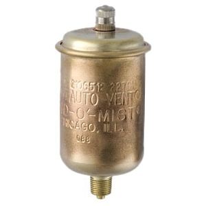 Maid-O-Mist® Auto-Vent® 67 Automatic Air Valve, 1/8 in, MNPT, 50 psi, Brass
