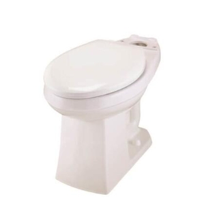 Gerber® G0021187 Blaze™ Toilet Bowl, White, Elongated Shape, 12 in Rough-In, 16-7/8 in H Rim, 2-1/8 in Trapway