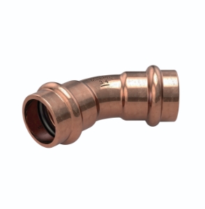 MaxiPro 1-1/8" Copper 45 Degree Bend - Bag Of 2