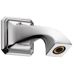 Brizo® RP62603PC Virage® Shower Arm, 5-1/2 in L x 3 in W Arm, 1/2 in NPT, Polished Chrome