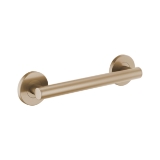 Brizo® 69275-GL Euro Round Decorative Grab Bar, 12 in L x 1-1/4 in Dia, Luxe Gold, Metal