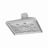 Brizo® 81330-PC Raincan Shower Head, Virage®, 2.5 gpm Flow Rate, 1 Sprays, Ceiling Mount, 3-3/4 x 8 in Head, Polished Chrome