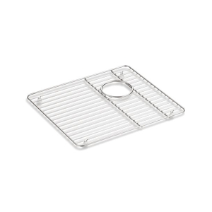 Kohler® 9234-ST Riverby® Bottom Sink Rack, 16-1/16 in L x 14-5/16 in W, Stainless Steel