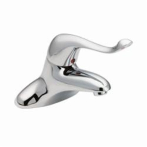 Moen® 8416F05 M-DURA™ Centerset Bathroom Faucet, Chrome, 1 Handle, 0.5 gpm Flow Rate