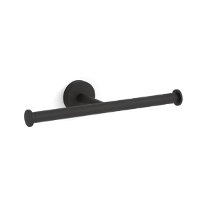Kohler® 27289-BL Elate® Double Toilet Paper Holder, 2 Roll Capacity, 2 in H, Zinc, Matte Black