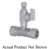 Sioux Chief Add-A-Line™ 699-A1-XR Full-Slip Valve Tee, 7/8 x 3/8 in Compression, Brass