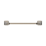 Brizo® 691830-PN Virage® Square Towel Bar, 18 in L Bar, 3-21/64 in OAD x 2-1/2 in OAH, Polished Nickel