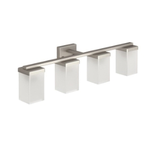 Moen® YB8864BN 4-Globe Bath Light, 90 Degree™, 110 VAC, Brushed Nickel