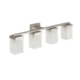 Moen® YB8864BN 4-Globe Bath Light, 90 Degree™, 110 VAC, Brushed Nickel