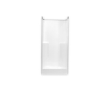 Clarion RE5636X-WH AcrylX™ One-Piece Alcove Center Drain Shower Stall with 8-1/2 in Threshold, Molded Soap Ledges, 36 in L x 35 in W x 78-3/4 in H, White