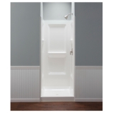 ELM® 732WHT 700 Shower Wall, DURAWALL®, 73-1/4 in H, Fiberglass