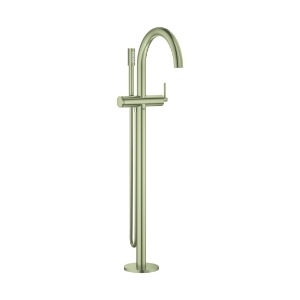 GROHE 32653EN3 Atrio® New Freestanding Tub Faucet with 26465 Sena 1.75 gpm Stick Hand Shower, 1.75 gpm, Brushed Nickel, 1 Handle, Residential