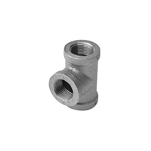 Ward Mfg AT03089 WI-1105-G Street Tee, 1 in, NPS, 150 lb, Malleable Iron, Galvanized