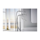 Brizo® RP73766PC Tub Filler Riser, Solid Brass, Polished Chrome