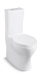 KALLISTA® P70311-00-0 Plie Elongated Toilet Bowl Only Stucco Fixture Toilet Bowl Only, White