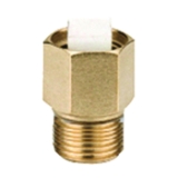 Caleffi 561402A Service Check Valve, 1/2 in, MNPT, 150 psi, Brass Body