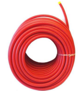 REHAU® 106394-777 3/4" RAUPEX Pre-Sleeved UV Shield Pipe, Red, 300' Coil (91.4 m)