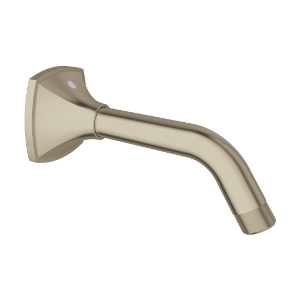 GROHE 26036EN0 Rainshower™ Grandera™ Shower Arm, 6 in L, 1/2 in MNPT, StarLight® Brushed Nickel