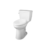 Gerber® G0021014 1-Piece Compact Toilet with Soft-Close™ Toilet Seat, Avalanche® ErgoHeight™, Elongated Bowl, 1.28 gpf, White