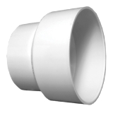 PVC Reducer Coupling 12 x 6 in