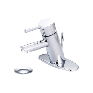 OLYMPIA L-6052-WD Lavatory Faucet, i2, 1.5 gpm Flow Rate, 2-7/8 in H Spout, 1 Handle, Pop-Up Drain, Polished Chrome, Function: Traditional