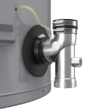 AO Smith® 100339249 HDHE-75 Vertex™ 75-Gallon Ultra-Low NOx Power Direct Vent Water Heater, NG/LP