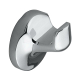 Moen® 5802CH Robe Hook, Aspen®, 1 Hook, 2.19 in OAW x 1-3/4 in OAD x 2.19 in OAH, Zinc Alloy, Chrome