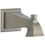 DELTA® RP52148SS Dryden™ Pull-Up Diverter Tub Spout, 6-1/4 in L x 3-1/2 in H, Stainless