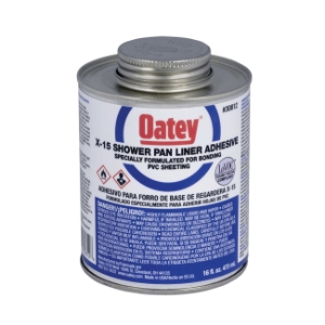 Oatey® X-15™ 30812 Low VOC PVC Bonding Adhesive, 16 oz Can, Clear