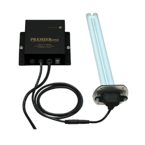 PREMIERONE™ MUV7-50-PS-16 2-Piece Multi-Voltage UV Germicidal Air Purifier, 6 in H x 5-3/4 in W