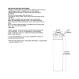 Elkay® 51299C WaterSentry® Collection Replacement Filter, 3-1/4 in L x 3-1/4 in W x 12 in H, ABS