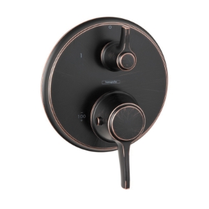 Hansgrohe 15752921 Thermostatic Trim, Rubbed Bronze