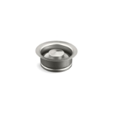 Kohler® 11352-BS Disposal Flange with Stopper, Metal, Brushed Stainless Steel