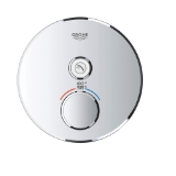 GROHE 29136000 Smart Control Thermostatic Trim, 7.7 gpm Valve, StarLight® Polished Chrome