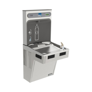 Elkay® EMABF8WSSK EZH2O® Non-Filtered Bottle Filling Station and Cooler, 1.1 gpm Flow Rate, Sensor Operation, Refrigerated Chilling