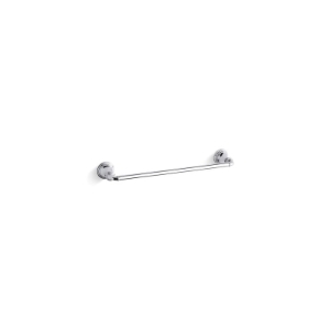 Kohler® 10550-CP Towel Bar, Devonshire®, 18 in L Bar, 3-11/16 in OAD x 2-3/8 in OAH, Metal, Polished Chrome