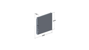 ALLIED™ 38W98 600115-02 Rooftop Unit Indoor Evaporator Coil, Assembly