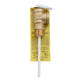 WATTS® 0066090 100XL Temperature/Pressure Relief Valve, 3/4 in Nominal, 125 psi Pressure, Brass Body